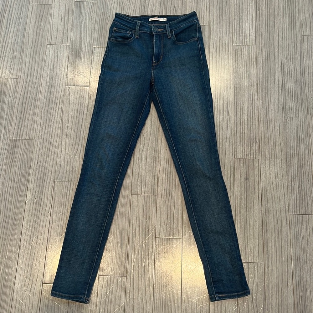 Levi Strauss high rise skinny jeans